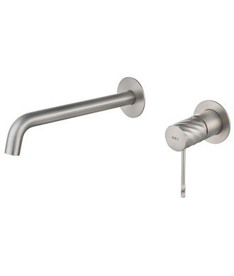 Grifo Empotrado de Lavabo Bless Níquel Cepillado IMEX