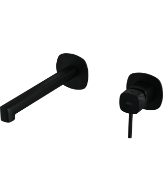 Grifo Empotrado Lavabo Firenze Negro Mate IMEX