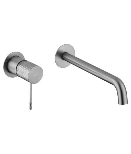 Grifo Empotrado de Lavabo Génova Níquel Cepillado IMEX