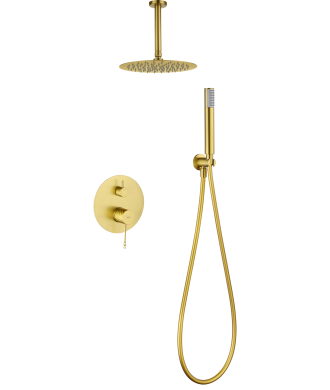 Ducha Empotrada Palau Oro Cepillado IMEX
