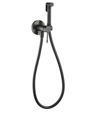 Grifo Empotrado De Bidé Bless Black Gun Metal IMEX
