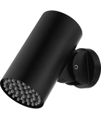 Rociador Redondo Ø8cm Tube Para Ducha Empotrada Negro Mate IMEX