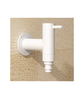 Griferia Auxiliar Jardin Arches Acero S.316 Blanco Mate IMEX