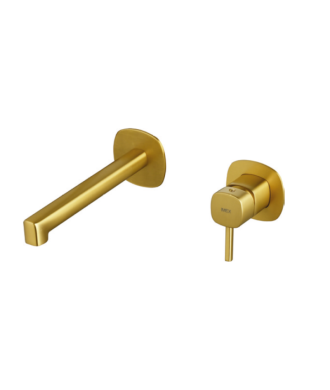Grifo Empotrado de Lavabo Toscana Oro Cepillado IMEX