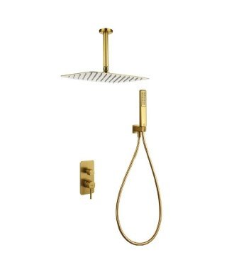 Ducha empotrada Arezzo Oro Cepillado IMEX