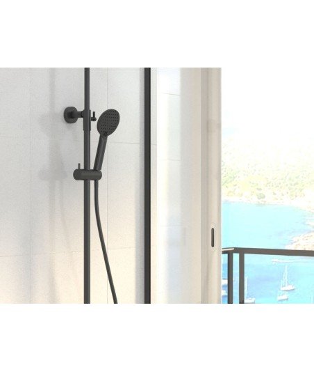 Columna termostática negra round elite IO - Ref.3097 GME
