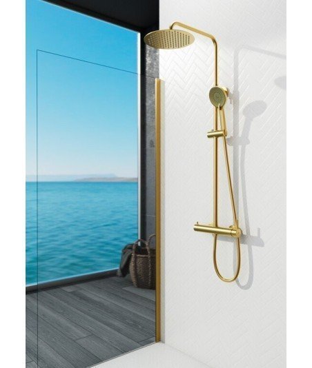 Columna oro cepillado de ducha inverter R IO GME - 3080OR