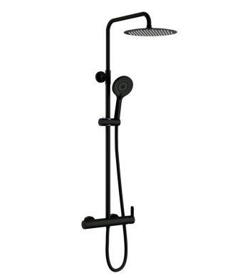 Columna de ducha negra inverter r maneta IONY/SION IO