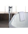 Grifo pie de bañera round IO externo