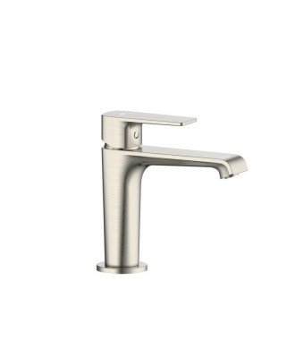 Grifo de lavabo níquel cepillado Fiore IO