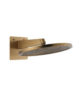 Rociador Redondo Ø33cm Espesor 15mm Oro Cepillado IMEX