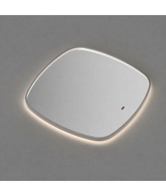 Espejo de led níquel cepillado Ledimex Catania