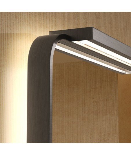 Espejo led black gun metal 100 x 50 Ledimex Palermo