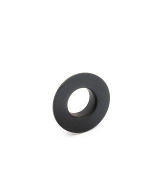 Embellecedor Rebosadero Lavabo negro mate IO