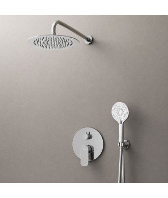 Ducha empotrada pared round maneta cassio IO