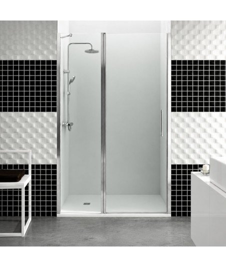 Mampara ducha frontal 1 fijo más 1 puerta abatible | Open Combi D