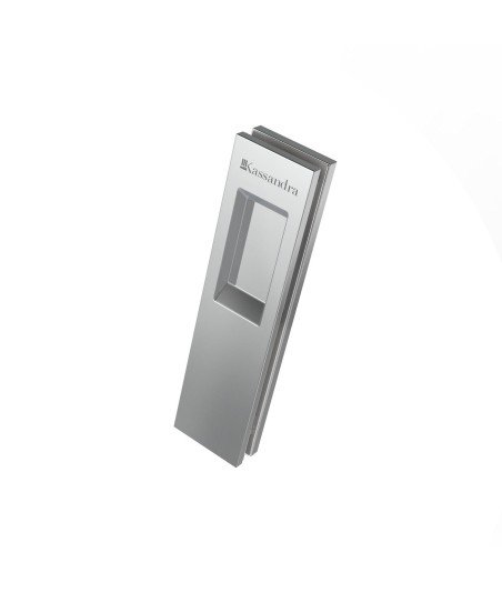 Mampara rectangular reducida fijo más puerta corredera Siena