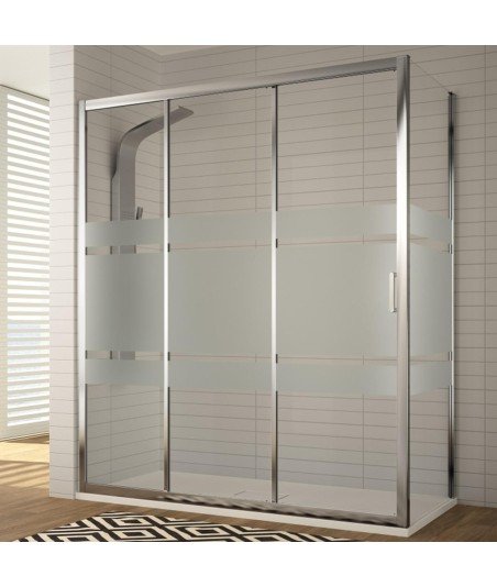 Mampara rectangular 2 Fijo + correderas Diana DI101 Kassandra