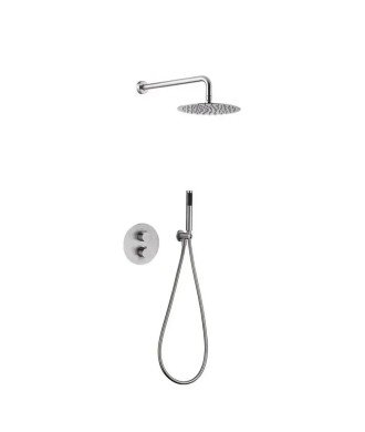 Ducha termostática empotrada acero Moscú imex | GTK034