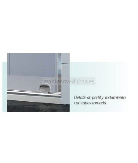 Mampara de ducha Fijo + Puerta corredera Volare