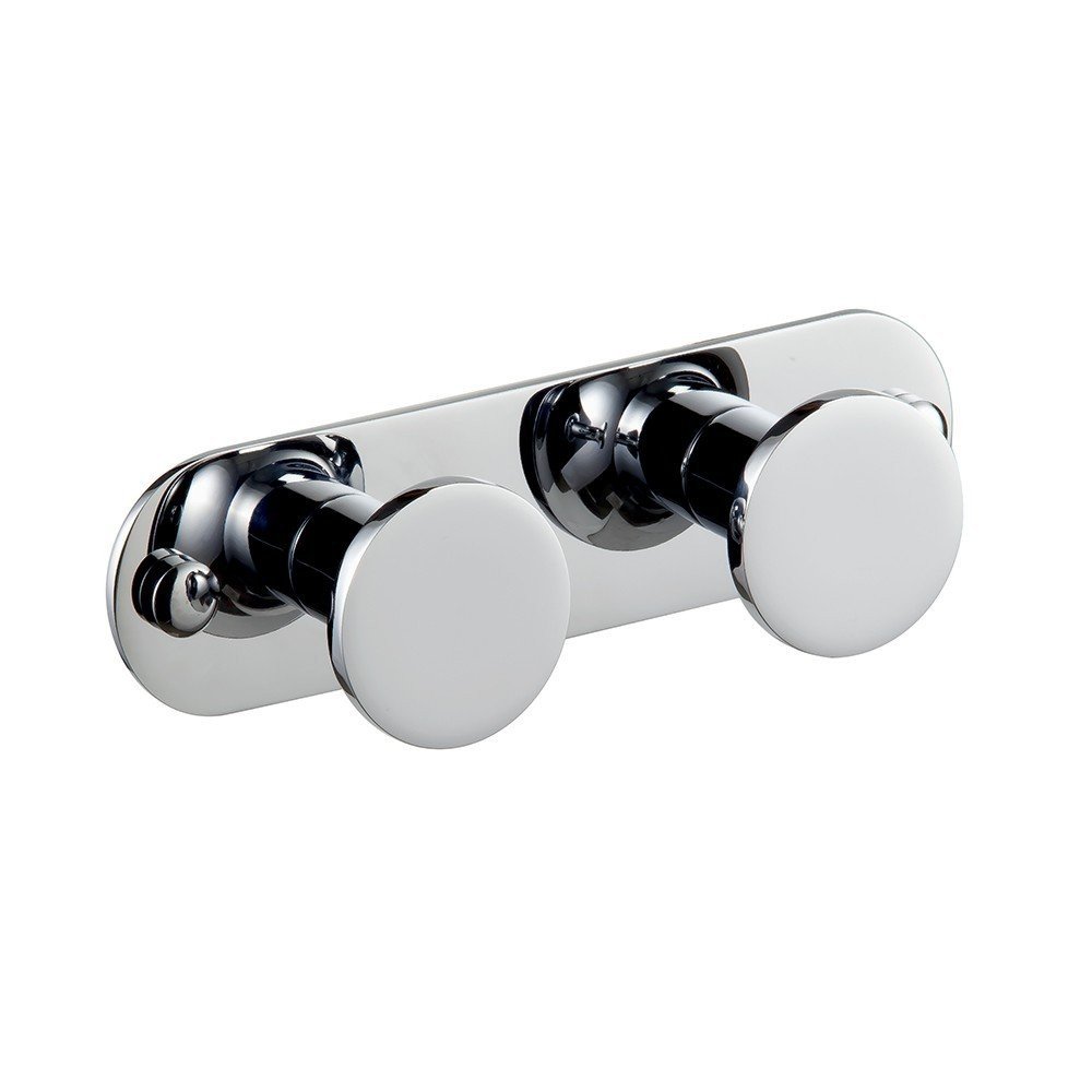 PERCHA DOBLE - CROMO