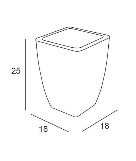 PAPELERA 5L - BLANCO
