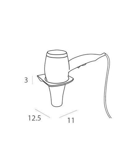 SOPORTE SECADOR - CROMO