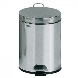 Cubo pedal 5l - cromo