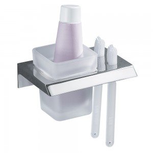 Portacepillos pared - cromo