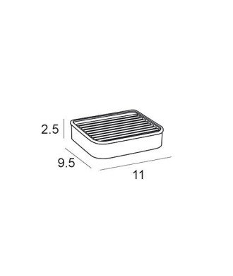 JABONERA PARED - CROMO