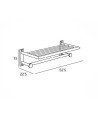 TOALLERO REPISA - INOX CEPILLADO