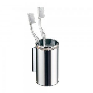 Portacepillos pared - cromo