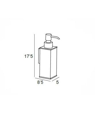 DOSIFICADOR PARED - CROMO