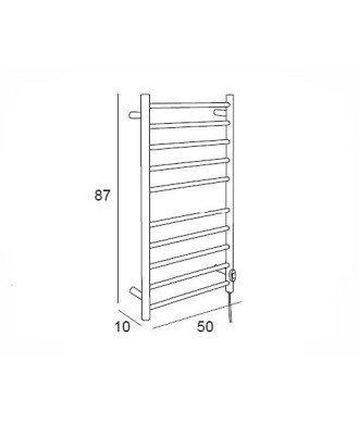 TOALLERO ELECTRICO - INOX