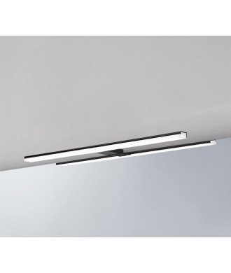 APLIQUE LED 458 MM RECT. NEGRO MATE