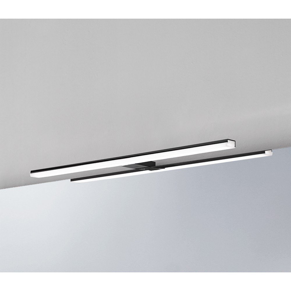 APLIQUE LED 458 MM RECT. NEGRO MATE