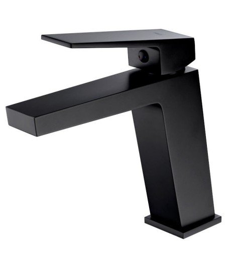 Grifo negro mate monomando de lavabo Art IMEX