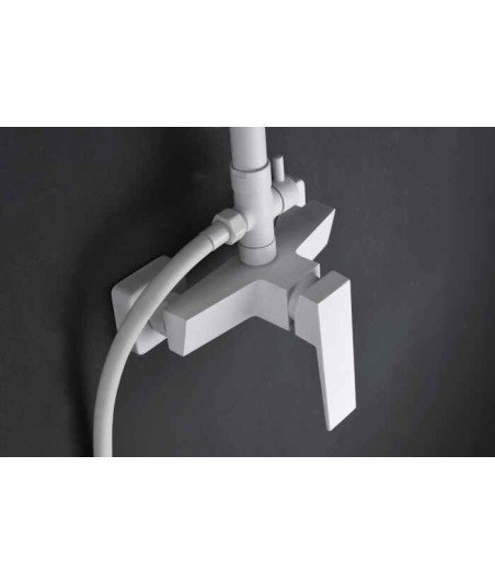 Columna blanco mate de ducha Art IMEX - BDAR025/BL