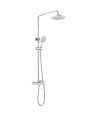 Columna blanca y cromo de ducha Cassio