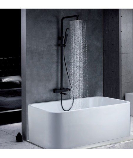 Columna de bañera fiyi negra imex