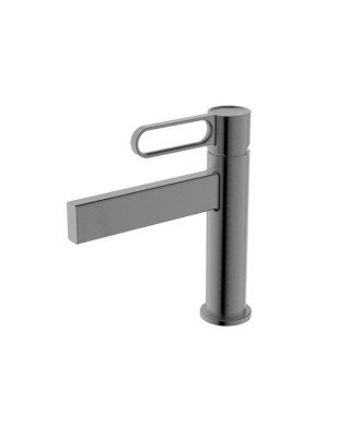 Grifo acabado titanio de lavabo en Dior