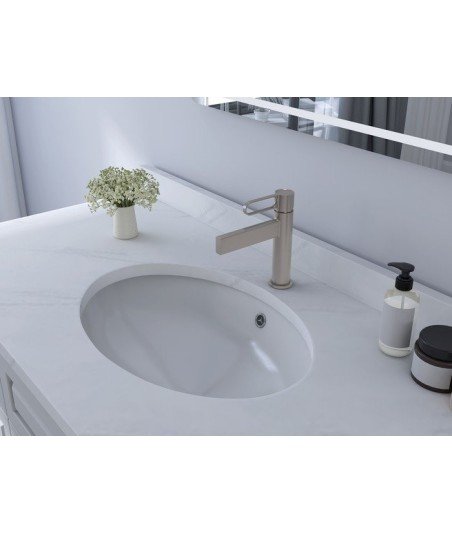 Grifo acabado titanio de lavabo en Dior