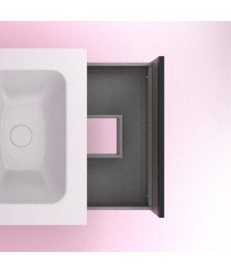 Mueble de baño fumé arenado Yoko Amizuva