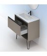 Mueble de baño fumé arenado Yoko Amizuva