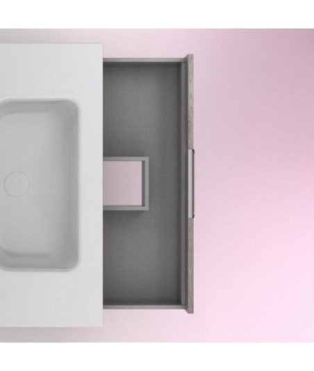 Mueble de baño 3 fumé arenado Suki Amizuva