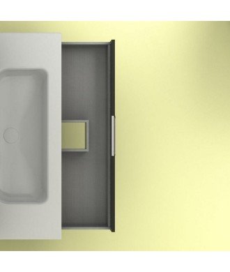 Mueble de baño 3 antracita brillo Suki Amizuva