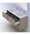 Mueble de baño 4 cajones fumé arenado Suki Amizuva