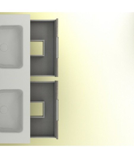 Mueble de baño 6 cajones gris areando Suki Amizuva