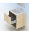 Mueble de baño 1 cajón roble arenado Niwa Amizuva