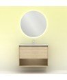 Mueble de baño 1 cajón roble arenado Niwa Amizuva